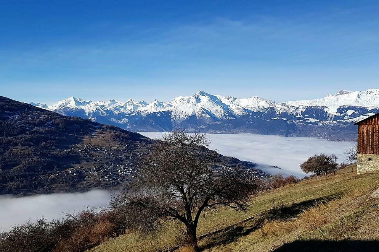 La Chaumiere D'Herens Vernamiège Buitenkant foto