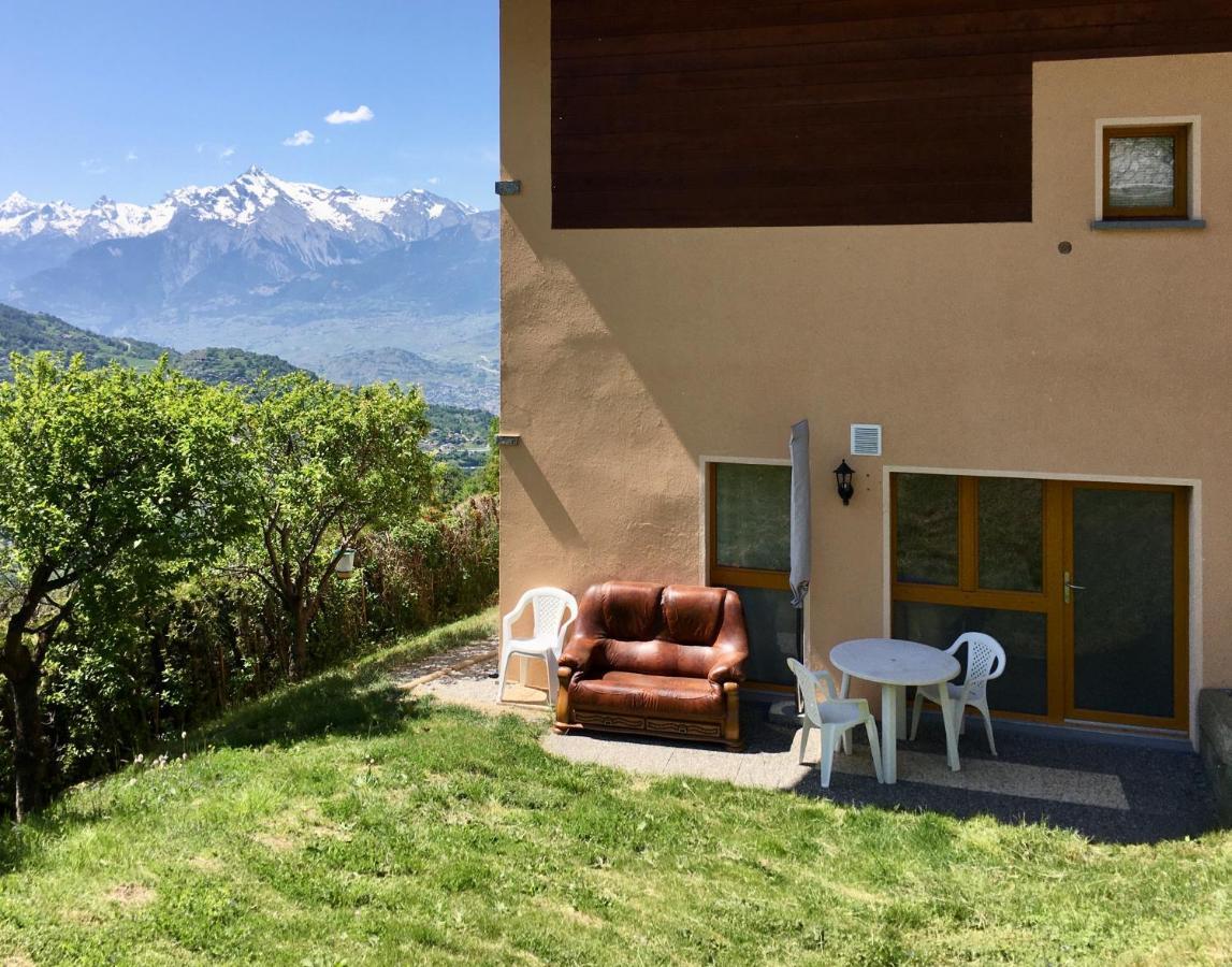 La Chaumiere D'Herens Vernamiège Buitenkant foto